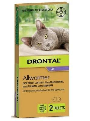 Drontal For Cats-Oasis Pets-BRAND_Drontal,PET TYPE_Cat