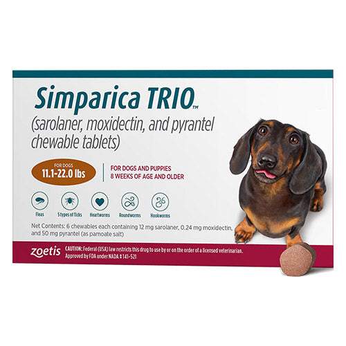 Simparica Trio For Dogs-Paradise Petstore-BRAND_Simparica Trio,PET TYPE_Dog