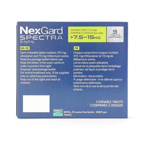 Spectra nexgard hot sale